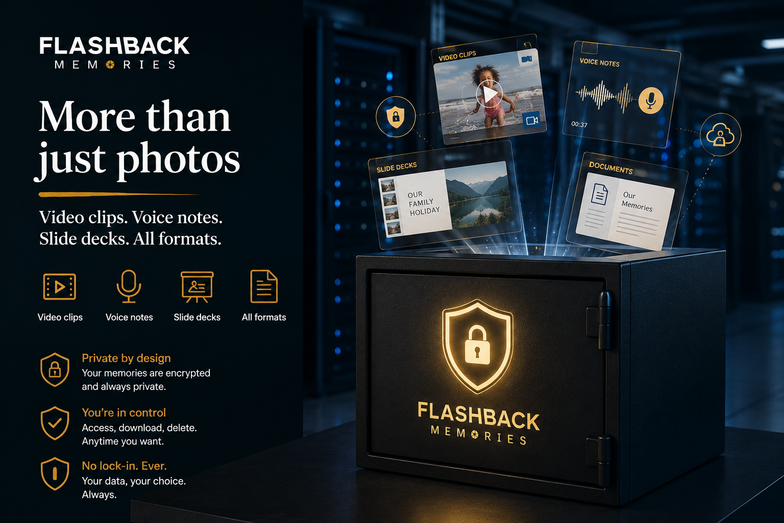 Video and photo files